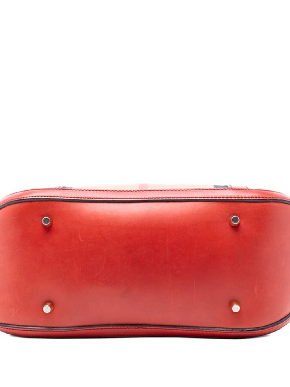 BURBERRY BRIDLE ORCHARD BOWLING BAG  / RED - Picture 3 of 6